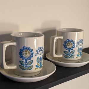 Mid Century TOR Viking coffee cup set